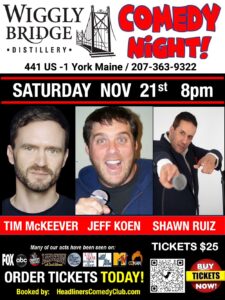 Comedy Night at Wiggly Bridge Distillery
